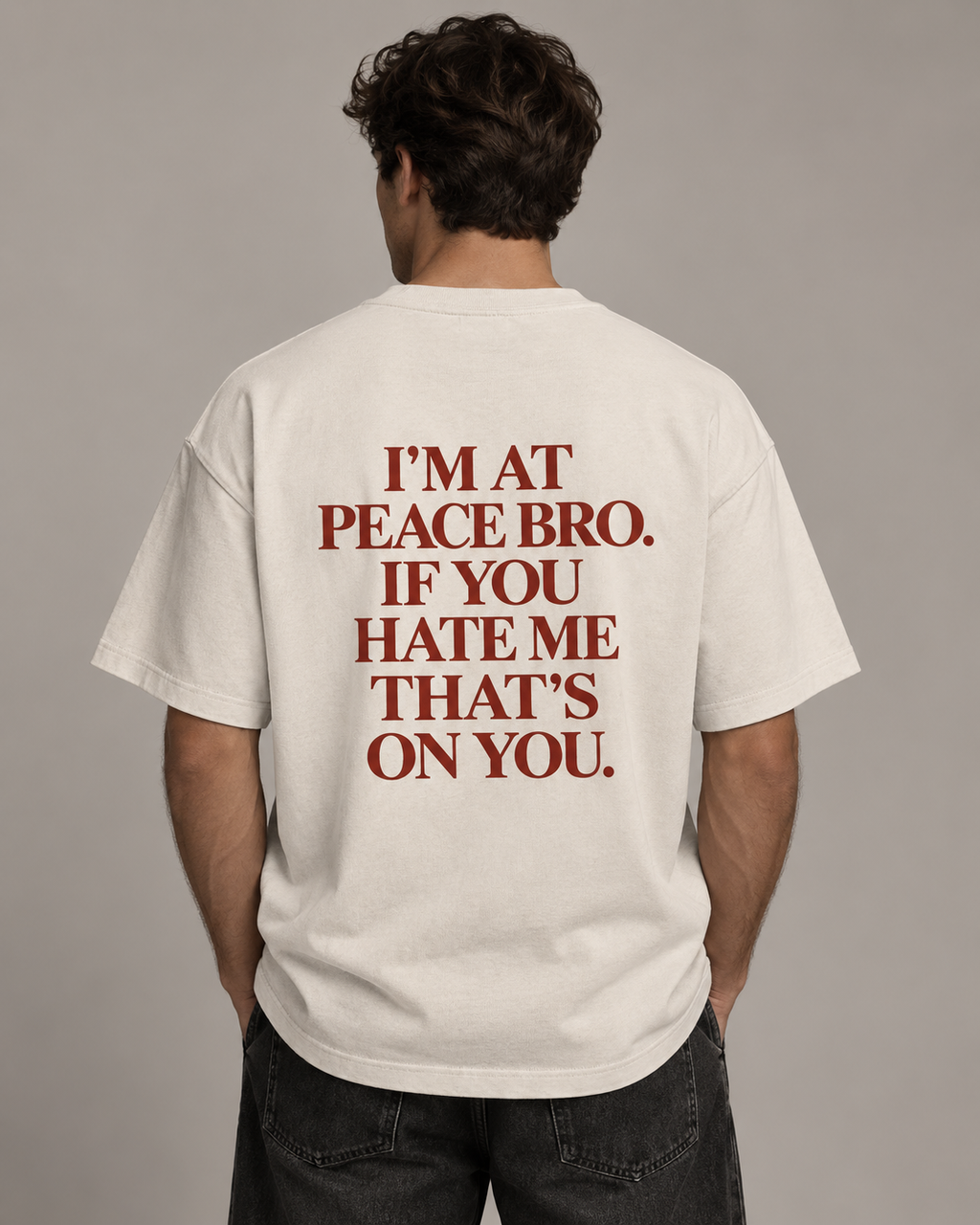 NO AUDIENCE — “That’s on You” Boxy Tee