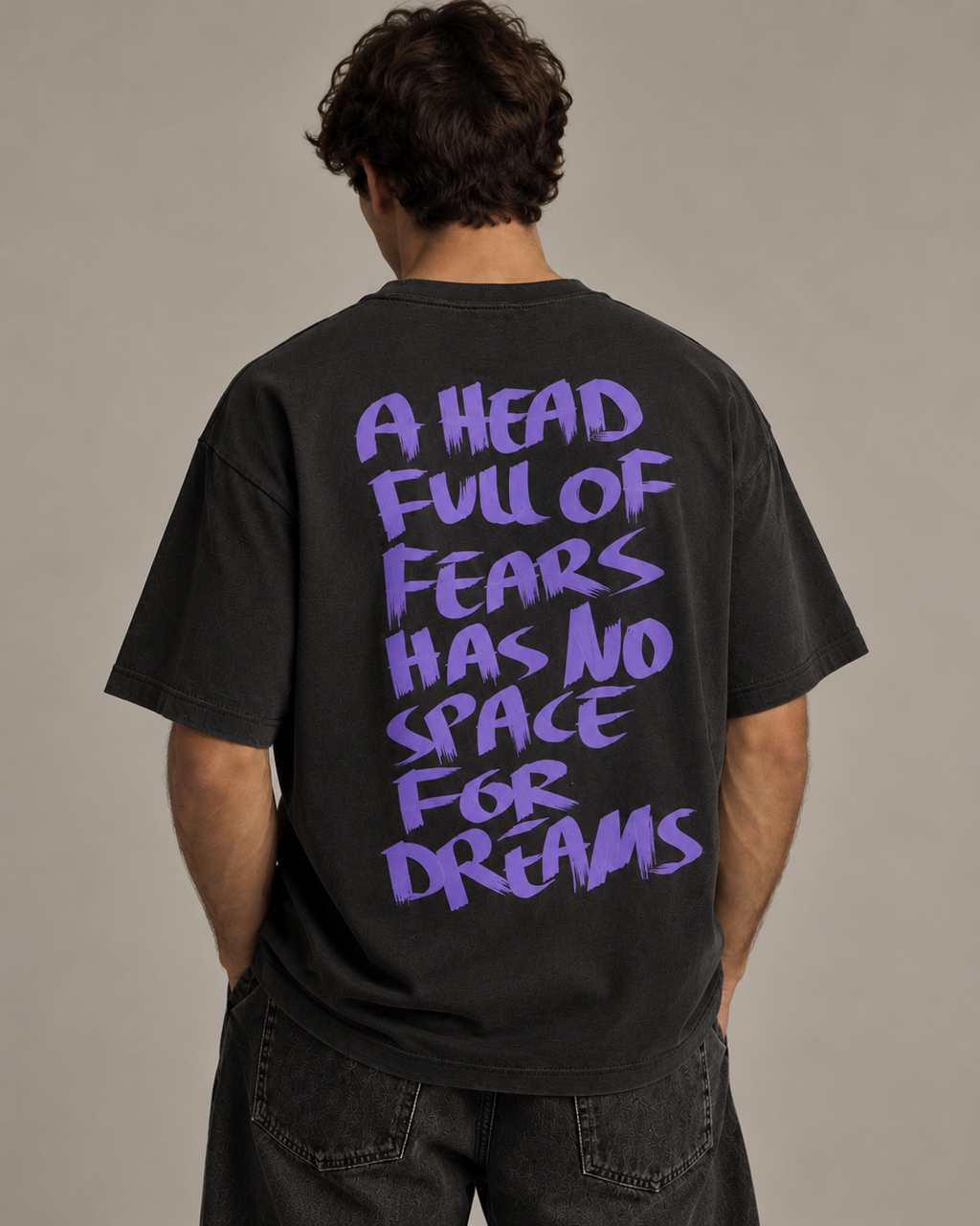 NO AUDIENCE — “Head Full of Fears” Boxy Tee