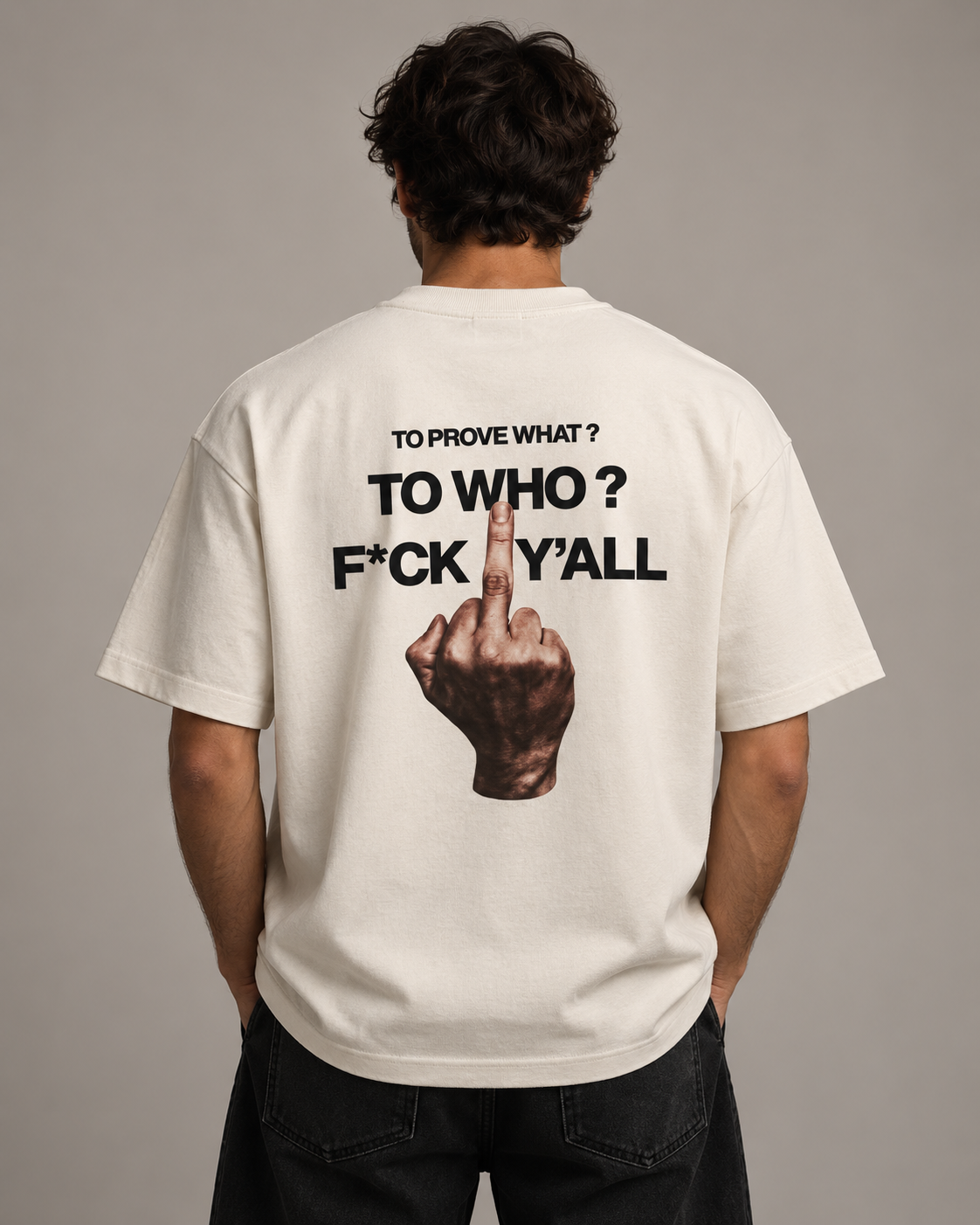 NO AUDIENCE — “To Prove What?” Boxy Tee